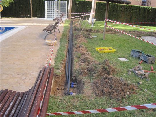Instalaci�n riego por aspersi�n
